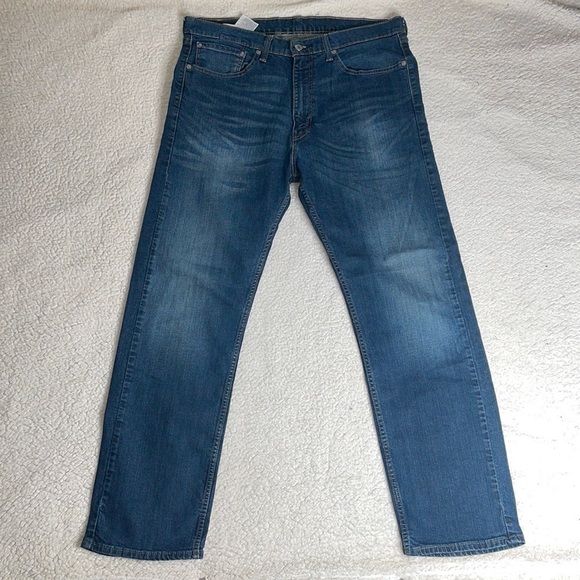 Levi’s Regular Fit Denim Jeans Dark Wash 505 Size 36 x 29 - Picture 12 of 16